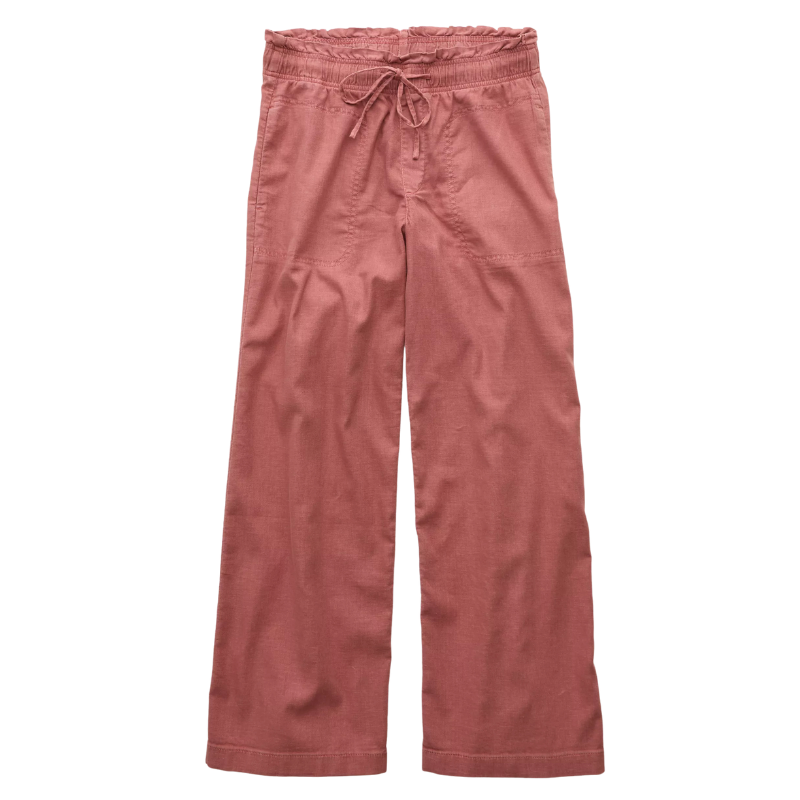 Dreamy Drape Linen Blend Pull On Pant