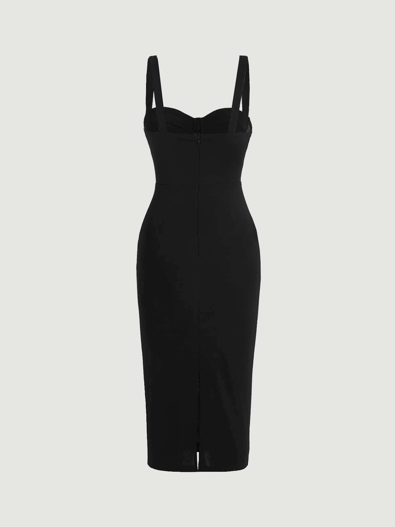 Belle Split Back Bodycon Dress(Clearance Sale)