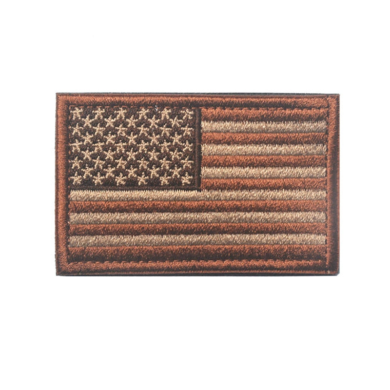 All Seasons Diagonal Cloth Woven Flag Bag Charms