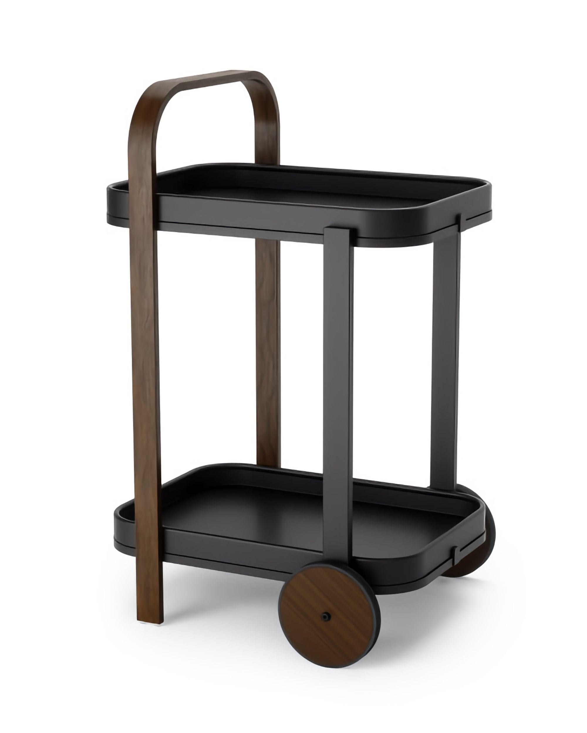 Umbra Bellwood bar/serving cart. Walnut