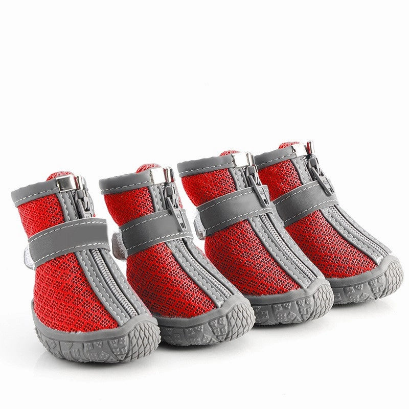 Casual Polyester Solid Color Pet Shoes