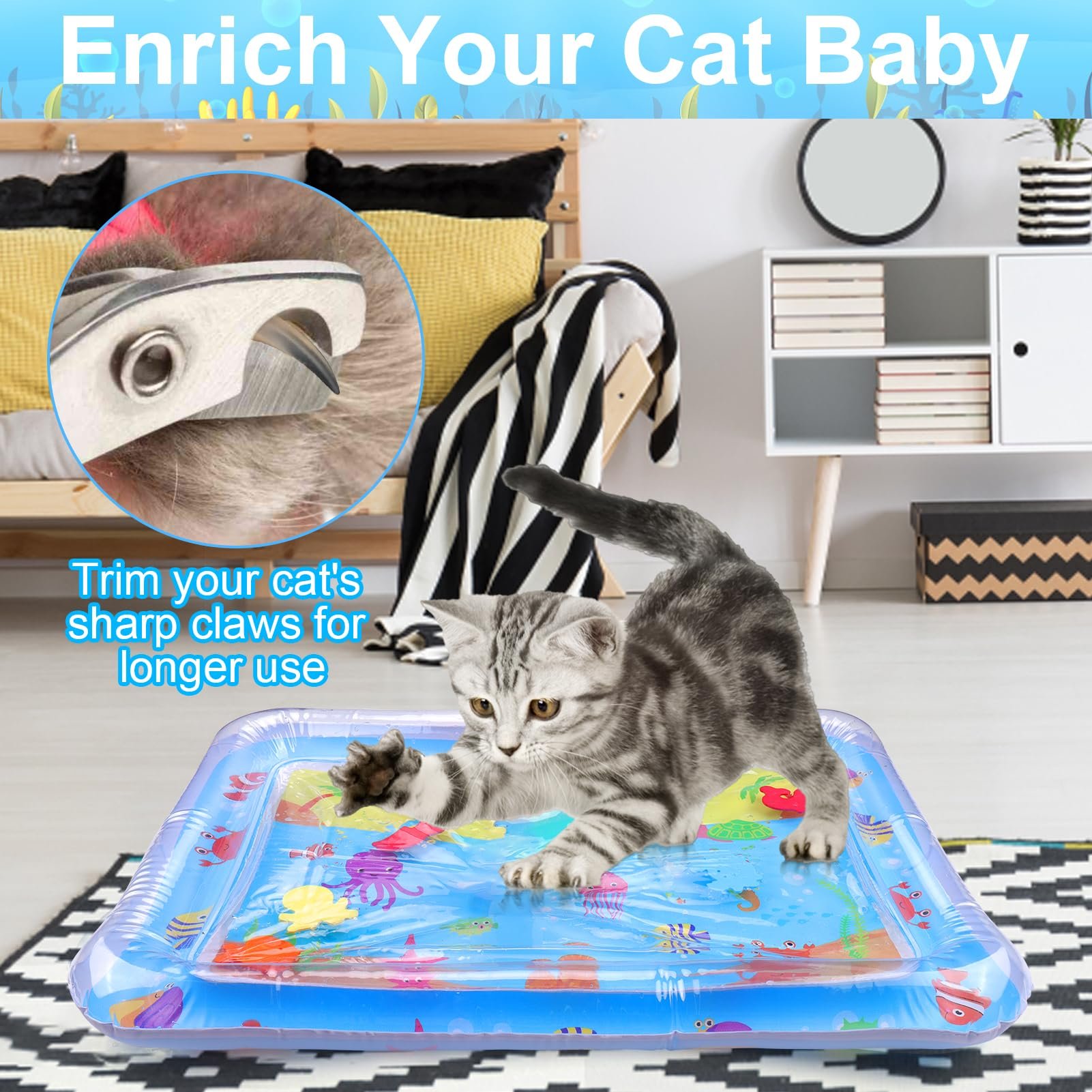 🔥Summer Hot Sale 47% - Pet Water Sensory Mat😺🐶