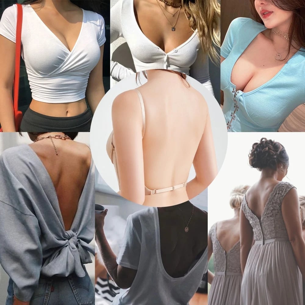 🔥Summer Hot Sale 49% OFF🔥 -  Seamless Backless Push Up Bra