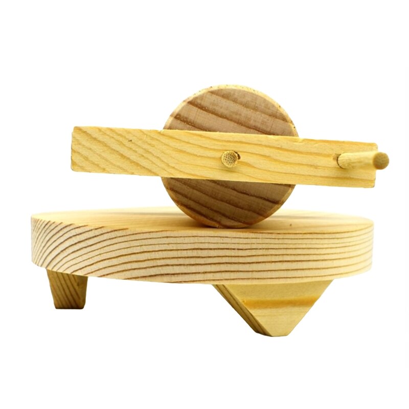 Mini Wooden Push Grinder Bird Toy