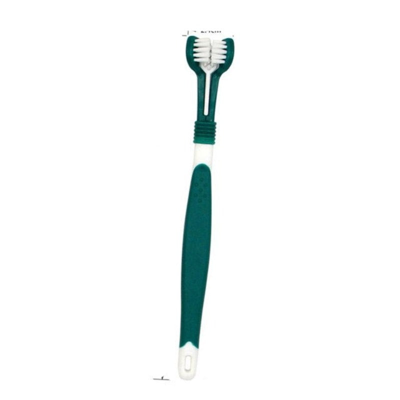 Three-Head Toothbrush For Dogs