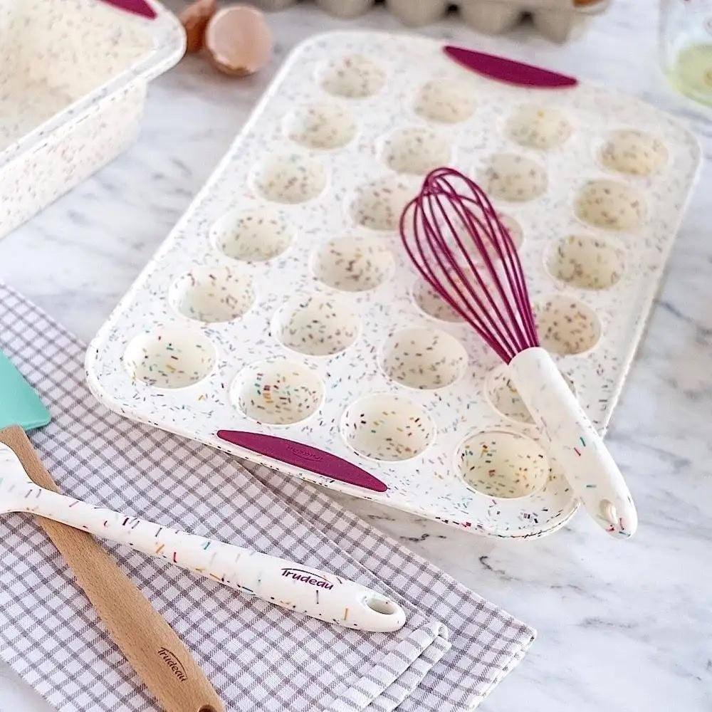 Silicone Whisk - White Confetti