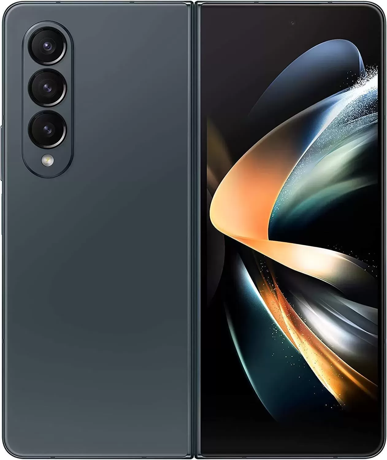 Galaxy Z Fold 4 Cell Phone, Factory Unlocked Android Smartphone, 256GB, Flex Mode, Hands Free Video, Multi Window View, Foldable Display, S Pen Compatible, US Version, 2022, Beige