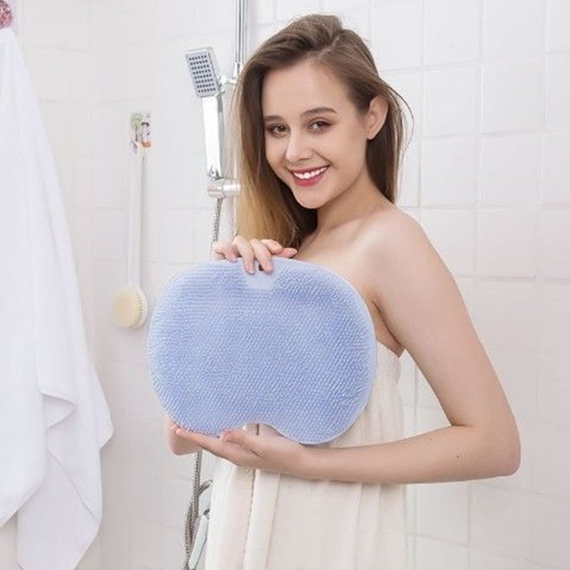 😍LAST DAY 50% OFF - Shower Foot & Back Scrubber. Massage Pad