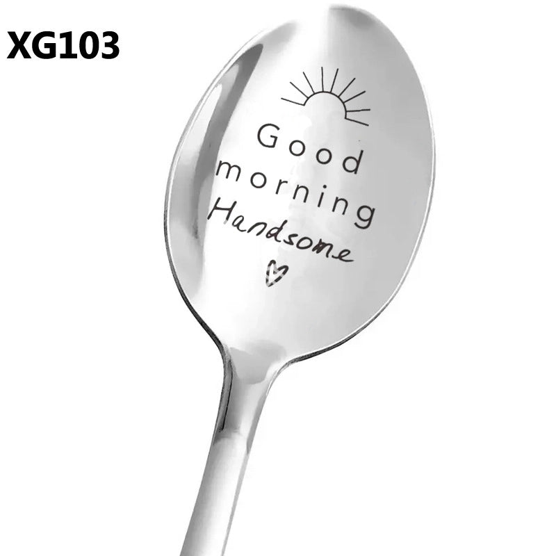 Fashion Letter Stainless Steel Tableware 1 Piece