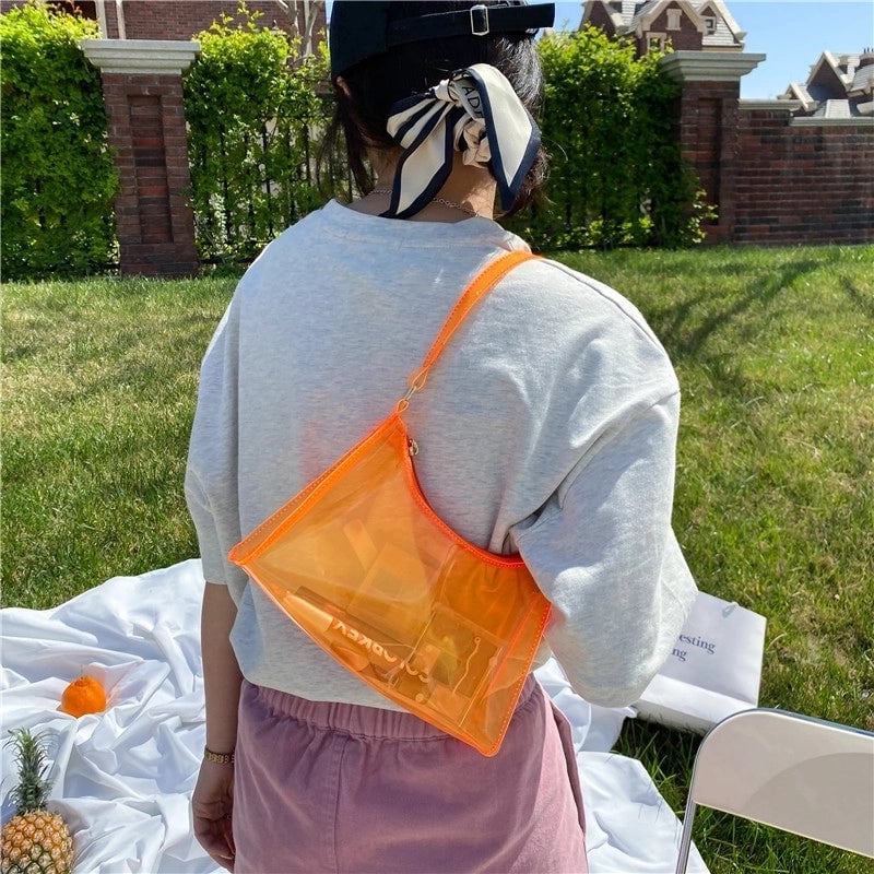 Fashion Simple Transparent Jelly Bag