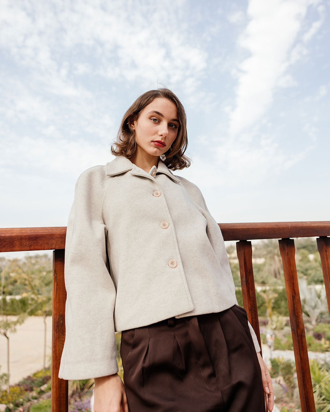 Women Winter cropped Jacket