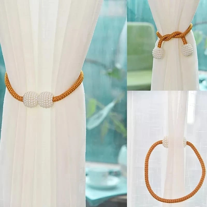 PAIR OF MAGNETIC CURTAIN HOLDER