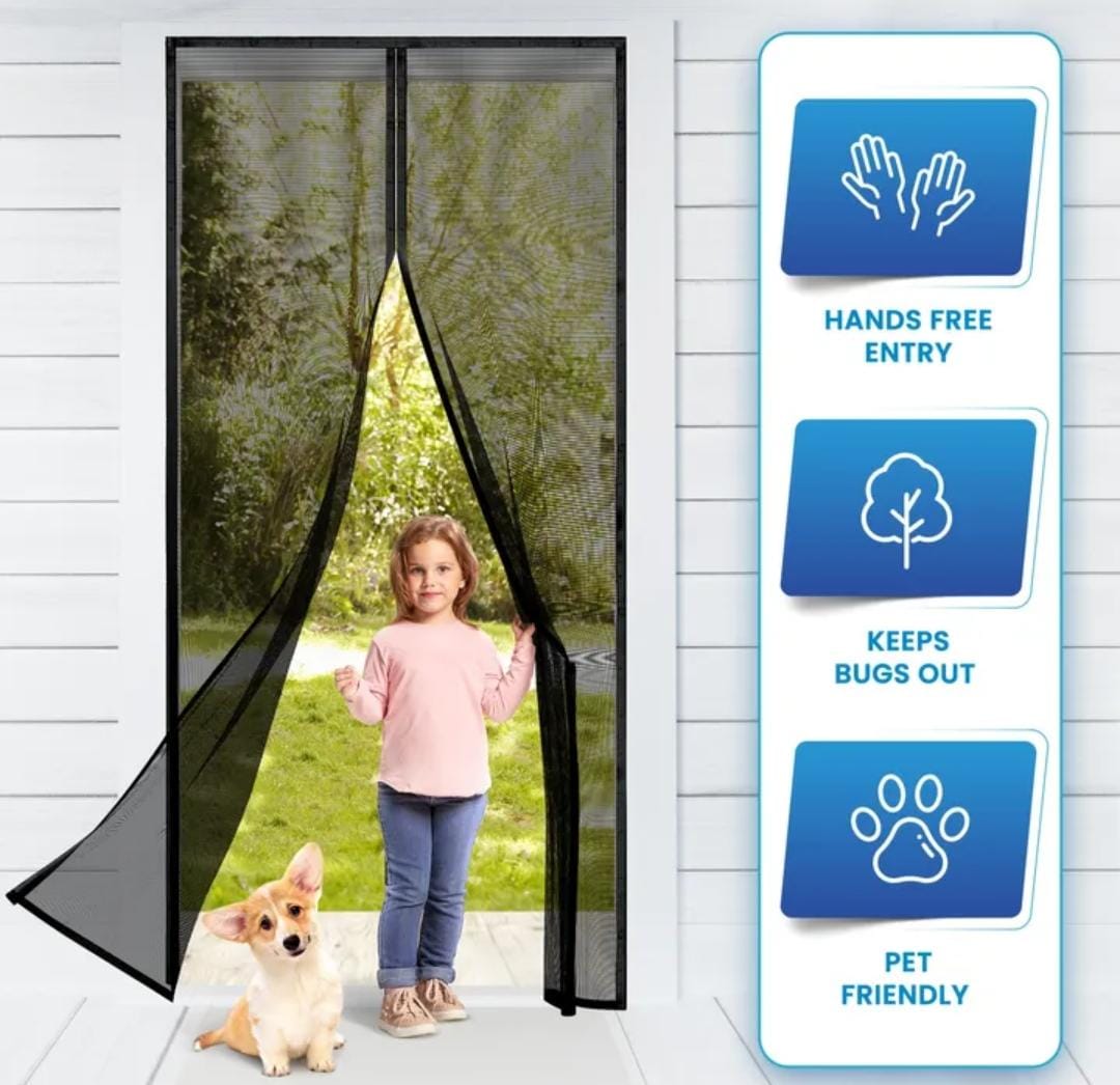 MAGIC MESH NET AUTO OPEN-CLOSE DOOR NET CURTAIN