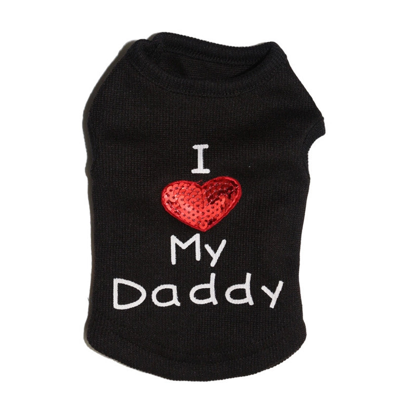 Casual Thread Letter Pet Clothing