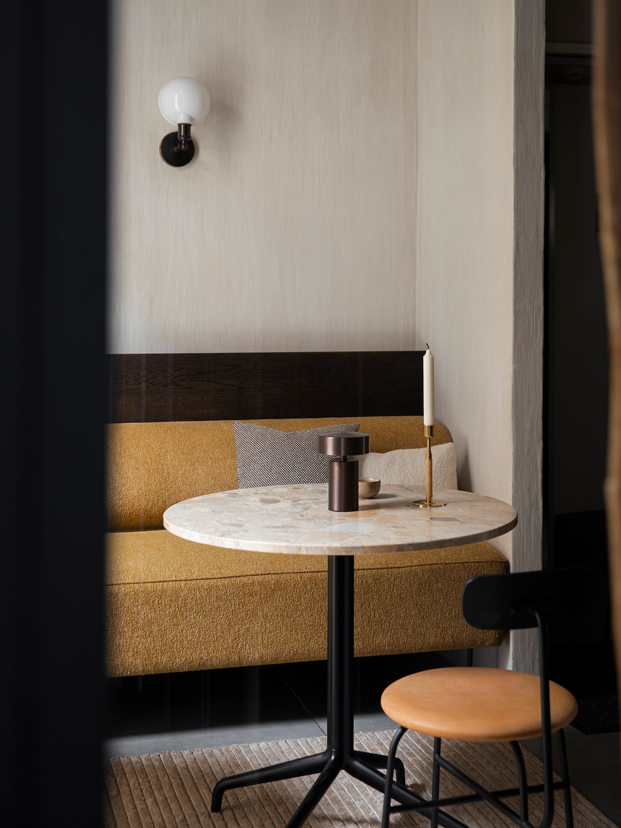 Column Table Lamp. Portable