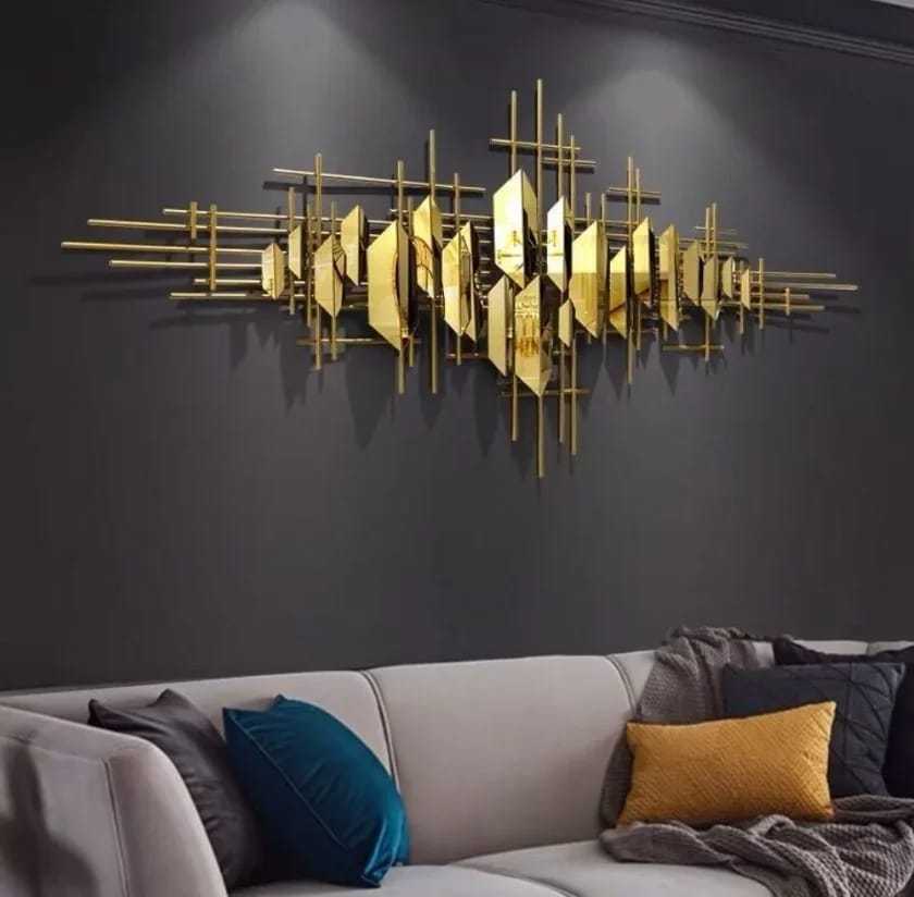 Modern metallic Wall Hanging Decoration.Wall art