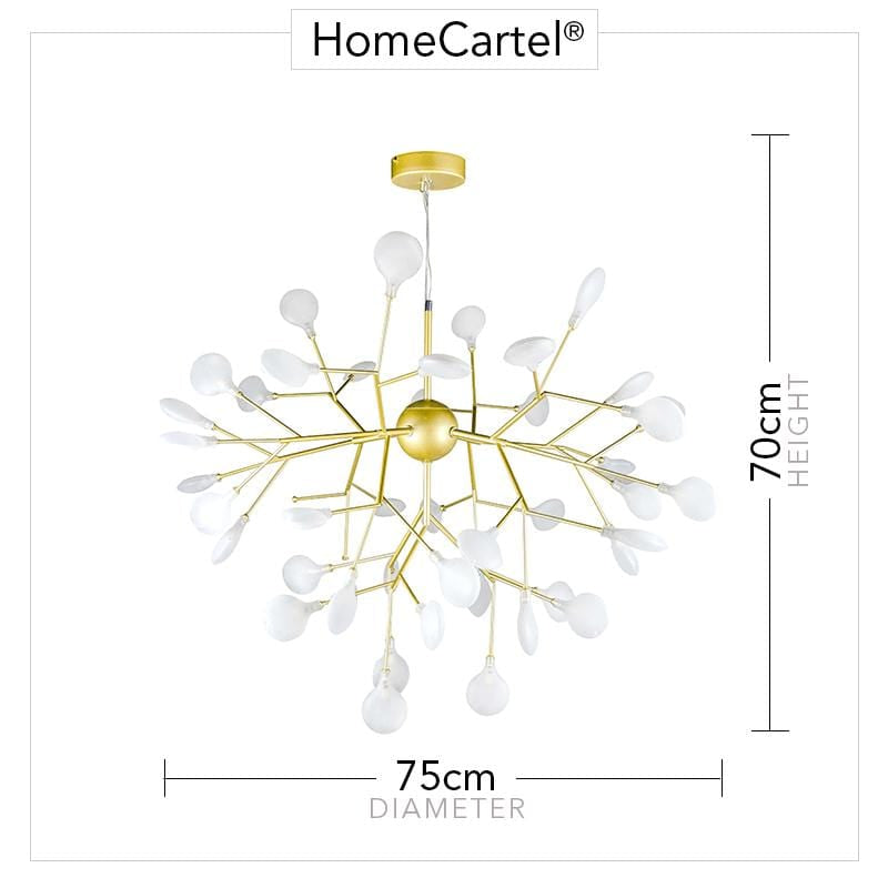 Cadiz | Glass x Gold Chandelier