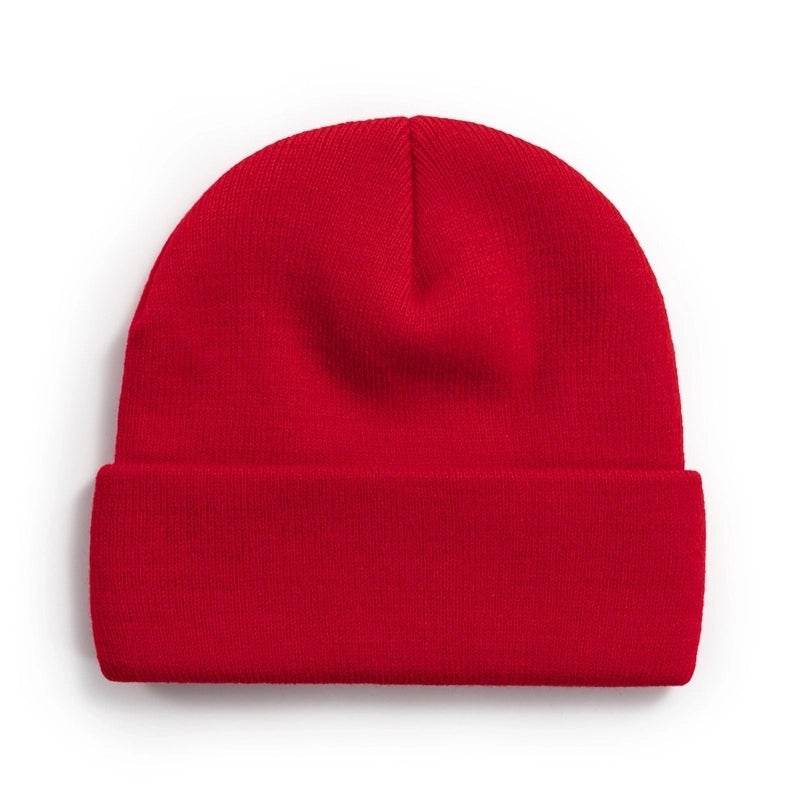 Unisex Minimalist Solid Color Eaveless Wool Cap