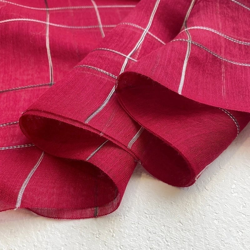 Women's Elegant Stripe Silk Fleece Silk Scarves