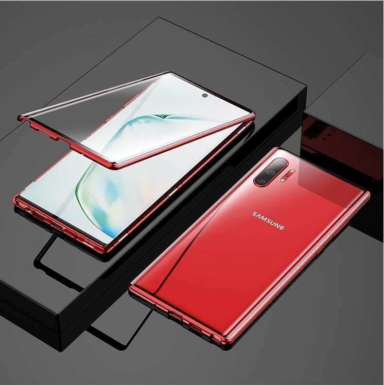 Hot Sale  Magnetic Tempered Glass Double-sided Phone Case For