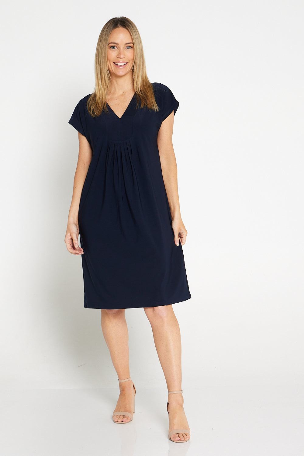 Anwen Petite Must Have Dress - Navy