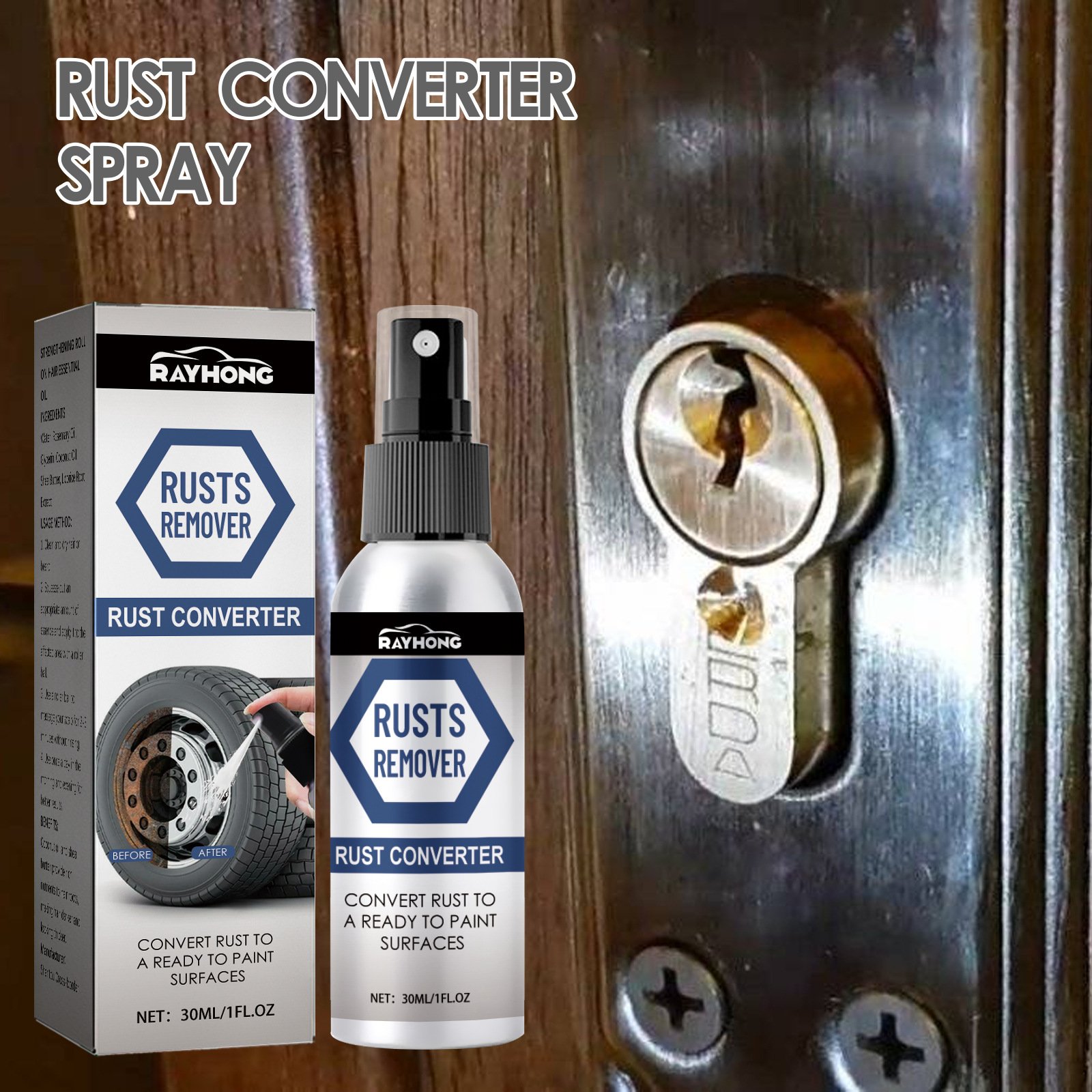 🔥Last Day 49% OFF🔥Rayhong™ rusts converter spray