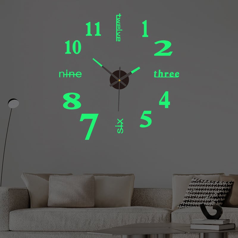 🔥Last Day Promotion 49%OFF🔥 3D Wall Decal Decorative Clock