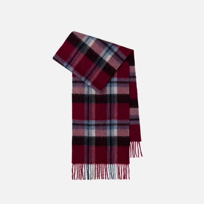 Wool Scarf Advanced Sense Simple Plaid Spring Clothing Women's Clothing Batch Winter Explosions For Women And Men