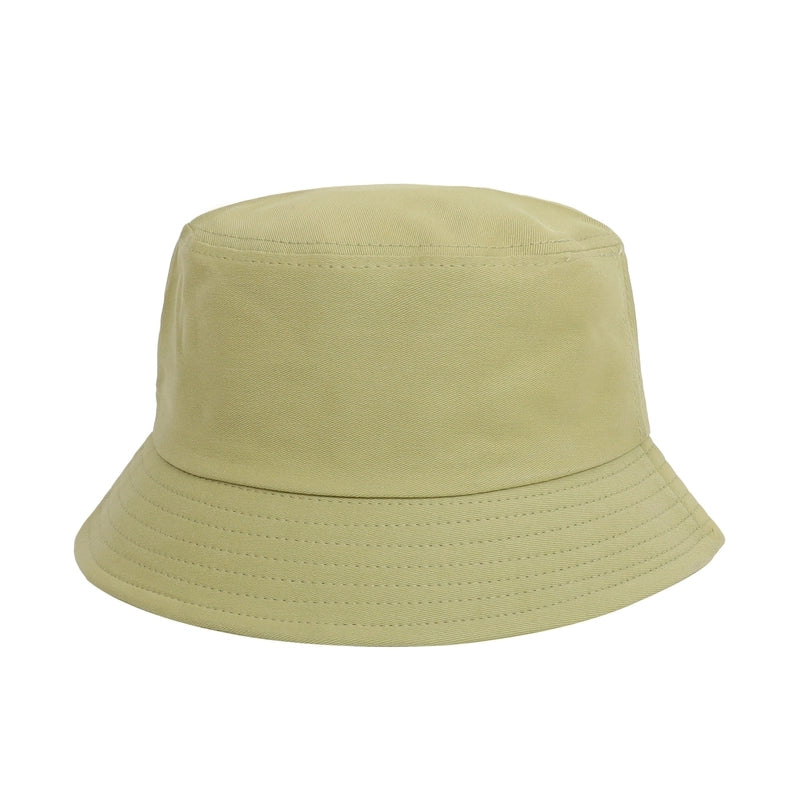 Unisex Minimalist Classic Style Solid Color Curved Eaves Bucket Hat