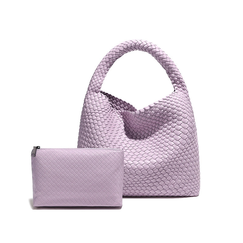 Women's Small All Seasons Pu Leather Solid Color Streetwear Bucket Magnetic Buckle Shoulder Bag