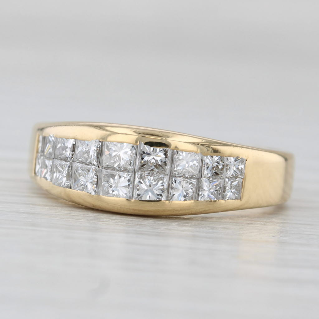 0.59ctw Diamond Ring 18k Yellow Gold Size 8.5 Wedding Band