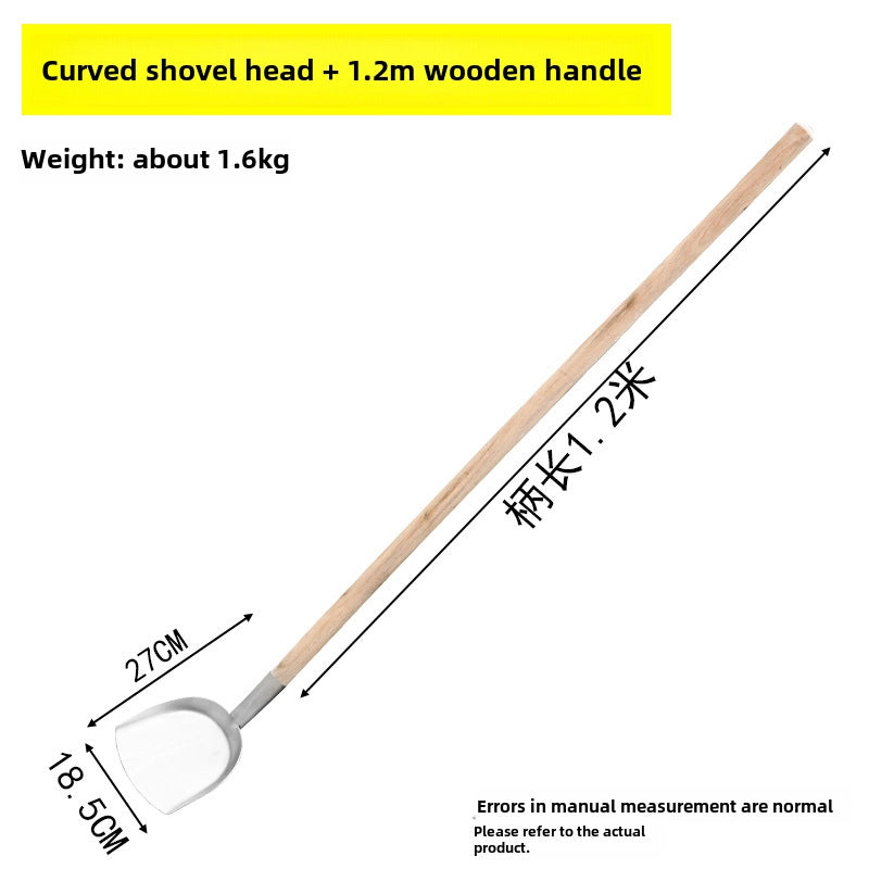 Stainless Steel Spatula Hotel Chef Special Cooking Spoon Home Cooking Spoon Long Handle Large Commercial Porridge Spoon Serving Spoon