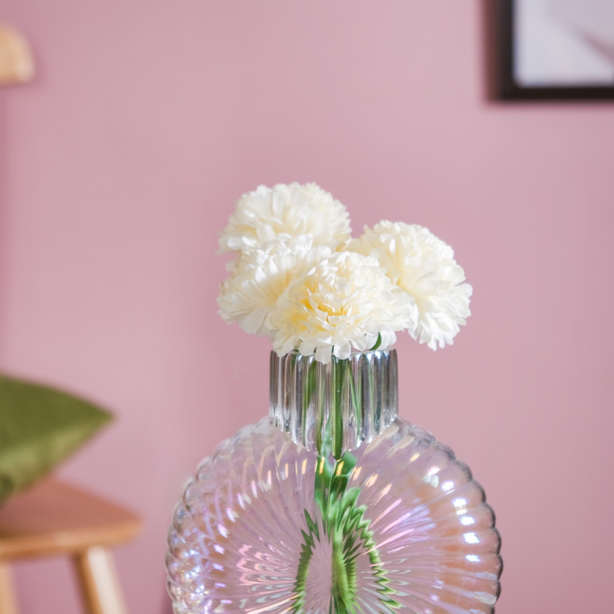 Chrysanthemum Cream Set Of 5