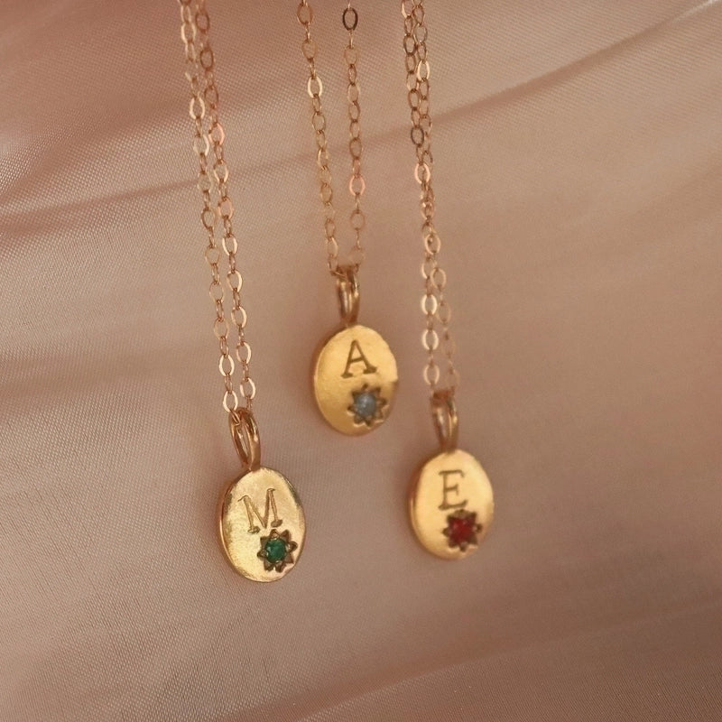 201 Stainless Steel 304 Stainless Steel Glass Gold Plated Streetwear Plating Inlay Letter Zircon Pendant Necklace