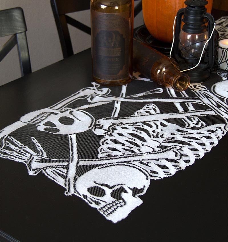 Lace and Bones Table Runner