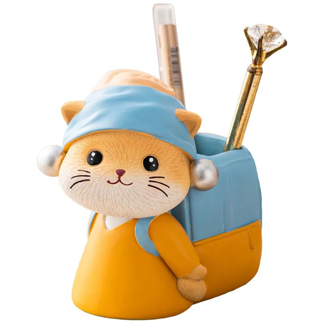 Creative Cute Cat Office Pen Holder