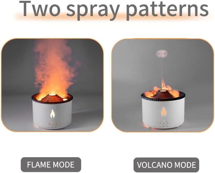 Volcano Humidifier Aromatherapy Essential Oil Diffusers 360ML.Air Diffuser/Humidifier