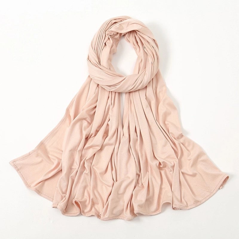 Hot New Solid Color Mercerized Cotton Jersey Scarf Soft Scarf Spot