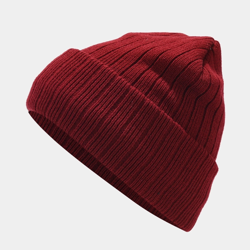 European And American Men's Fleece-lined Knitted Hat Scarf Gloves Three-piece Set Cold-proof Thickened Windproof Riding Warm Suit For Women