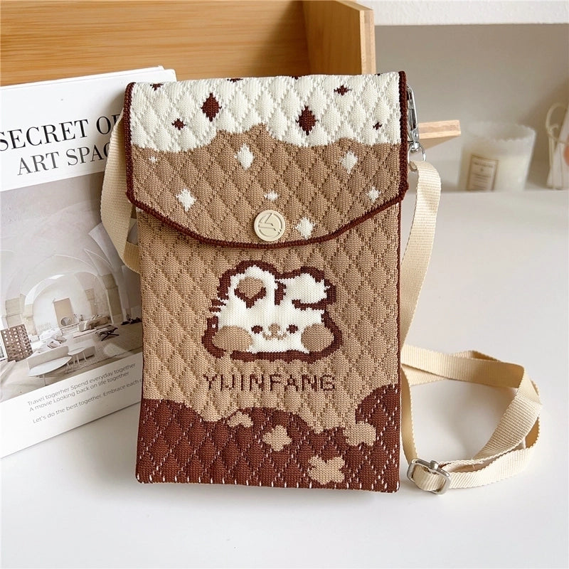 Women's Mini Spring&summer Knit Vacation Shoulder Bag
