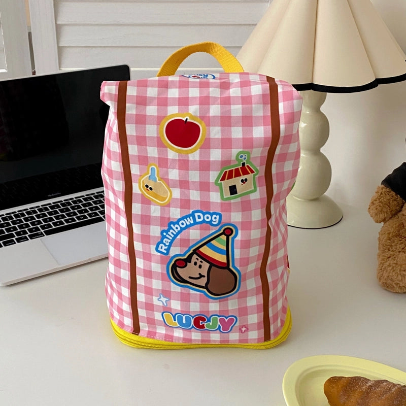 Cute Minimalist Cartoon Cloth Storage Bag