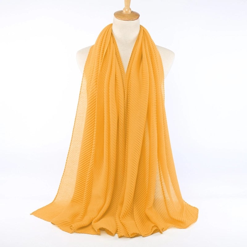 Women's Minimalist Classic Style Solid Color Cotton Scarf