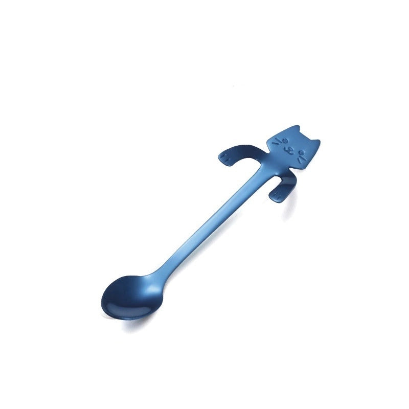 2 Pieces Casual Cartoon Stainless Steel Spoon