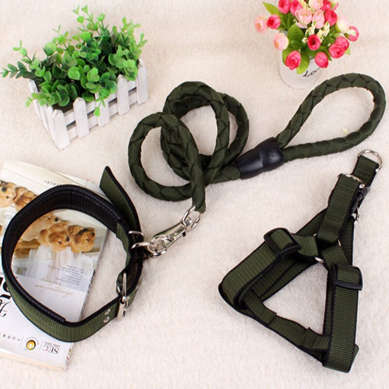 Dog Leash Harness Collar