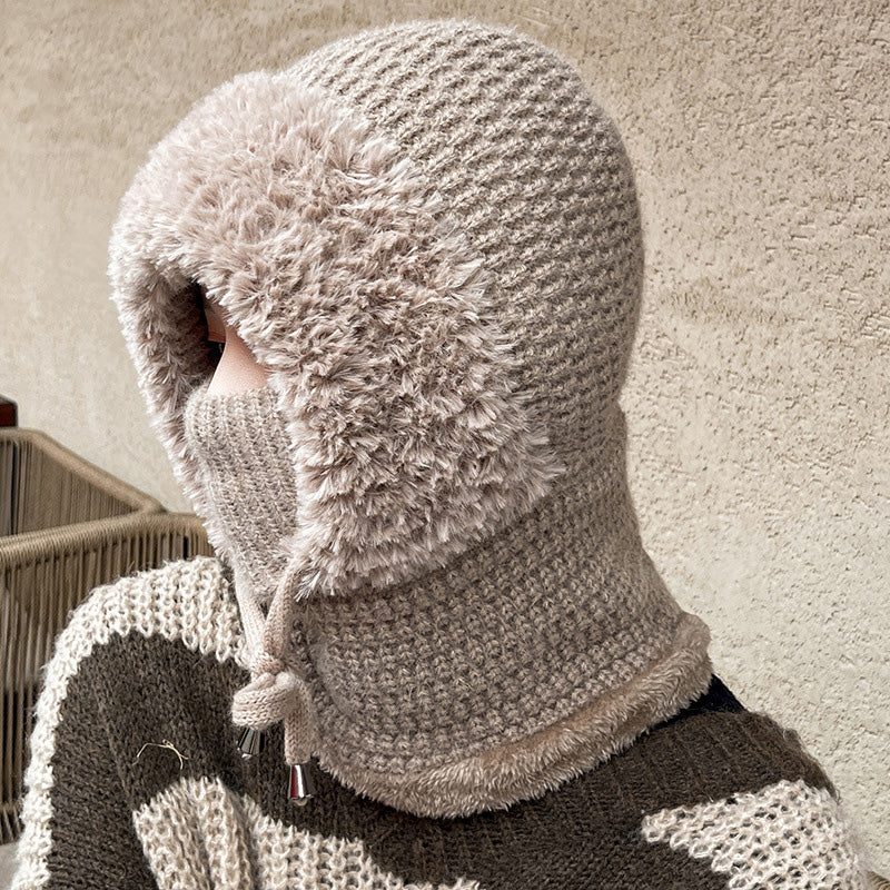 🎁Hot Sale 49% OFF🔥Women's Winter One-Piece Knitted Beanie Scarf Mask 3-in-1 Balaclava