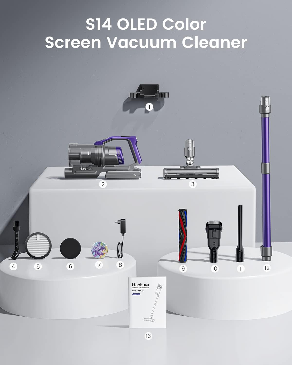 450W Cordless Vacuum Cleaner Set