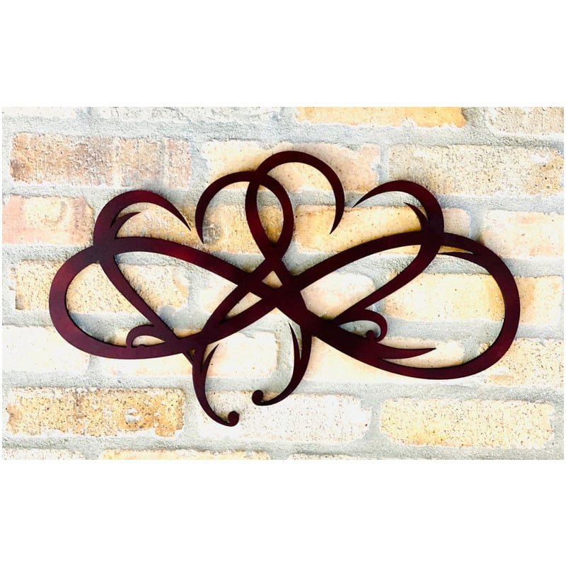 🔥Promotion 49% OFF - 💞Infinity heart-Steel wall decor Metal Wall art