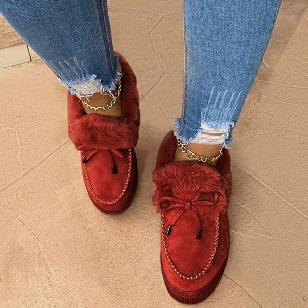 Women's Thick Sole Arch-Support Wool Boots