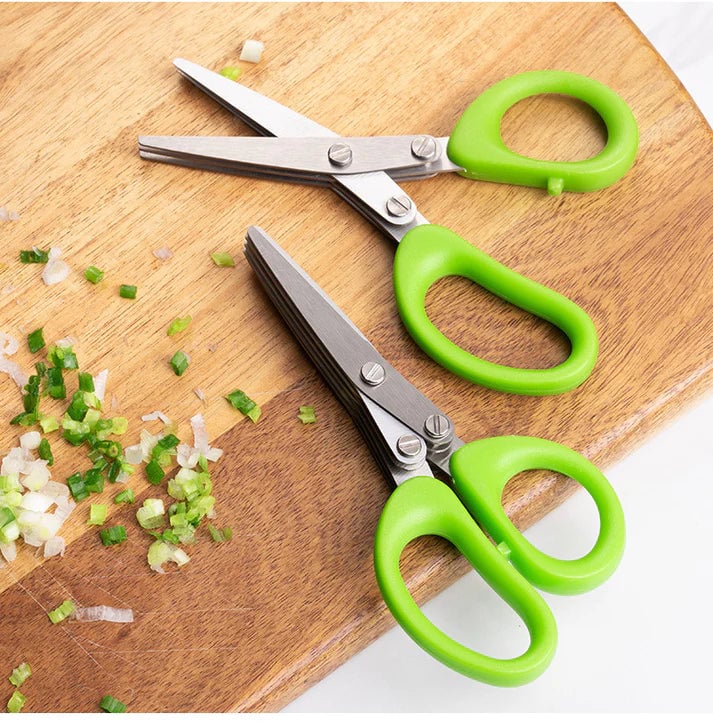 MULTI-FUNCTION HERB KITCHEN SCISSORS
