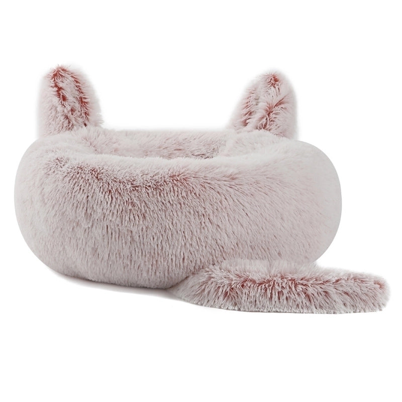 Minimalist Cloth Solid Color Pet Bed